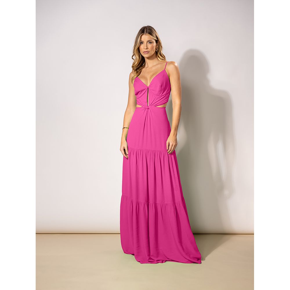 Vestidolongosummerpartyfucsia skunk